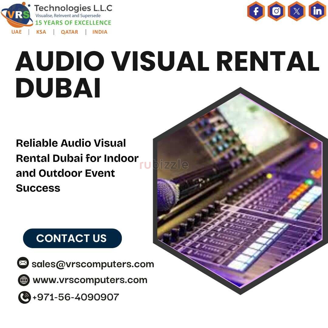 Best Audio Visual Rental Dubai Trade Shows?