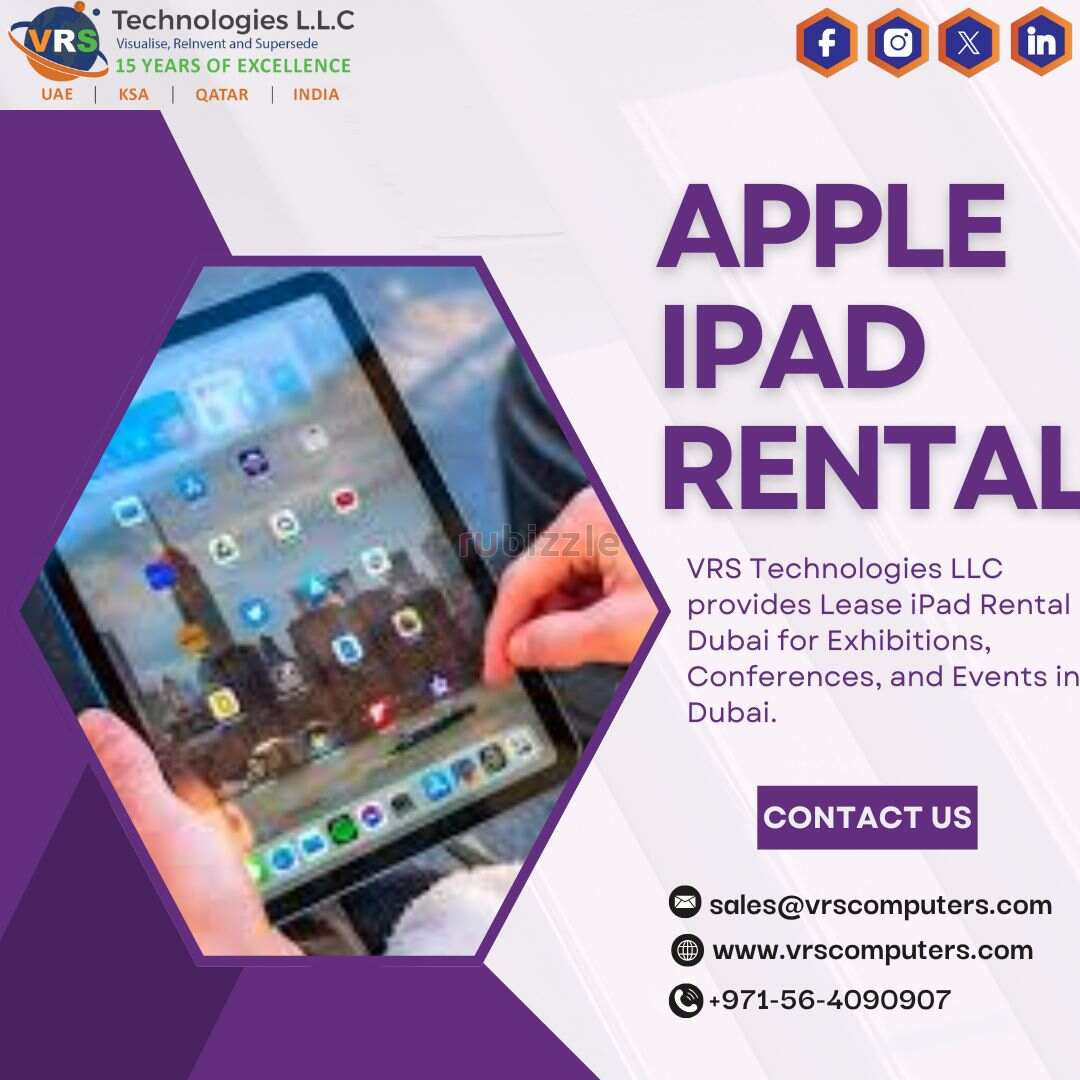 Flexible Apple iPad Rental for Business Meetings and Workshops