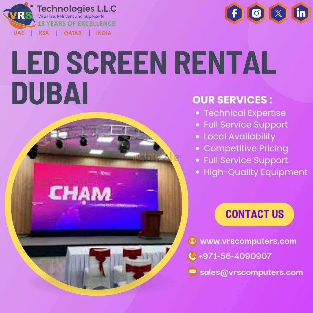 Modern LCD TV Rental for Events and Displays