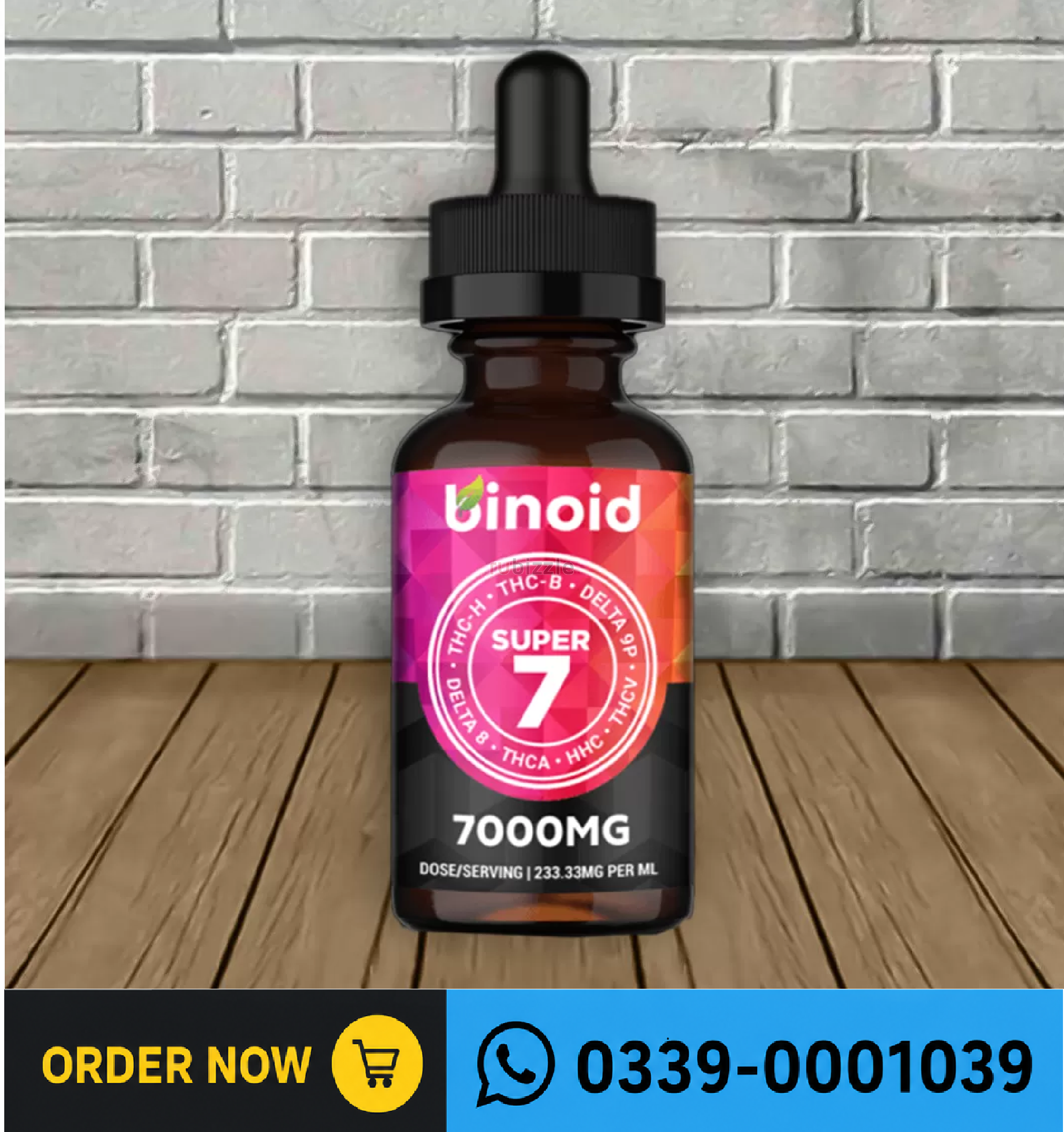 Binoid Super 7 Tincture 7000mg In Pakistan [03390001039]
