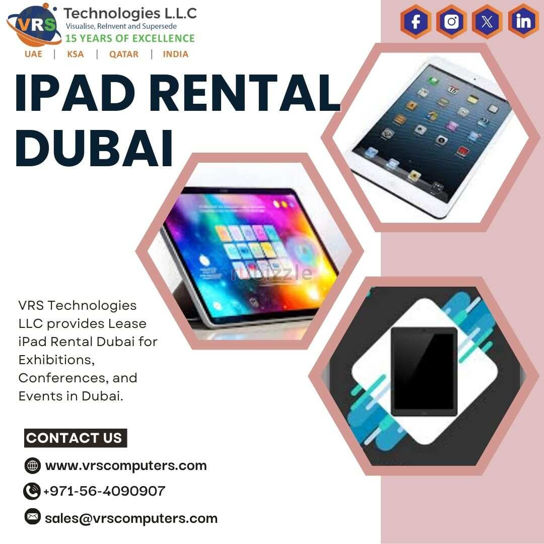 Flexible iPad Rental Dubai for Corporate Training and Workshops