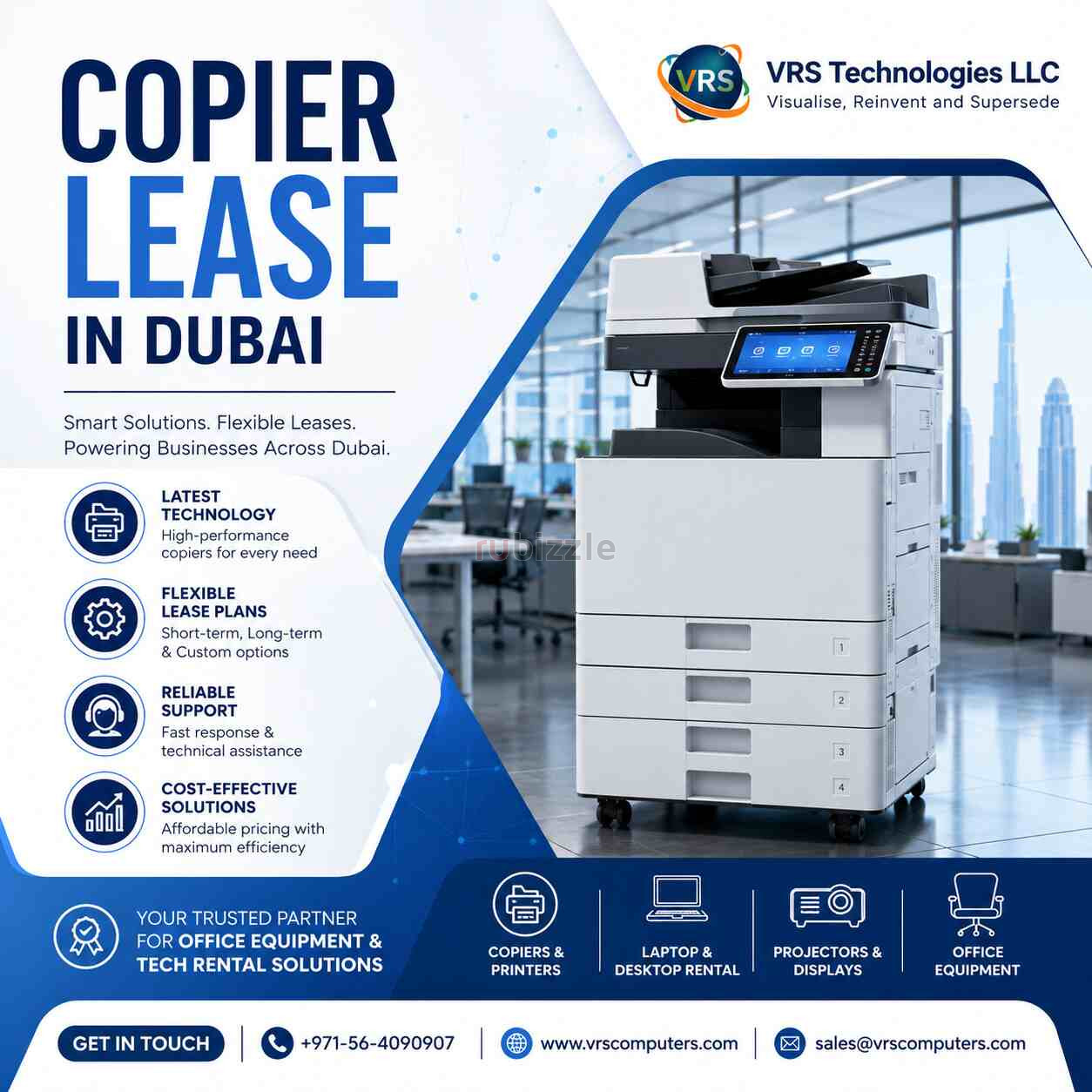 What are the benefits of choosing Copier Lease in Dubai service?