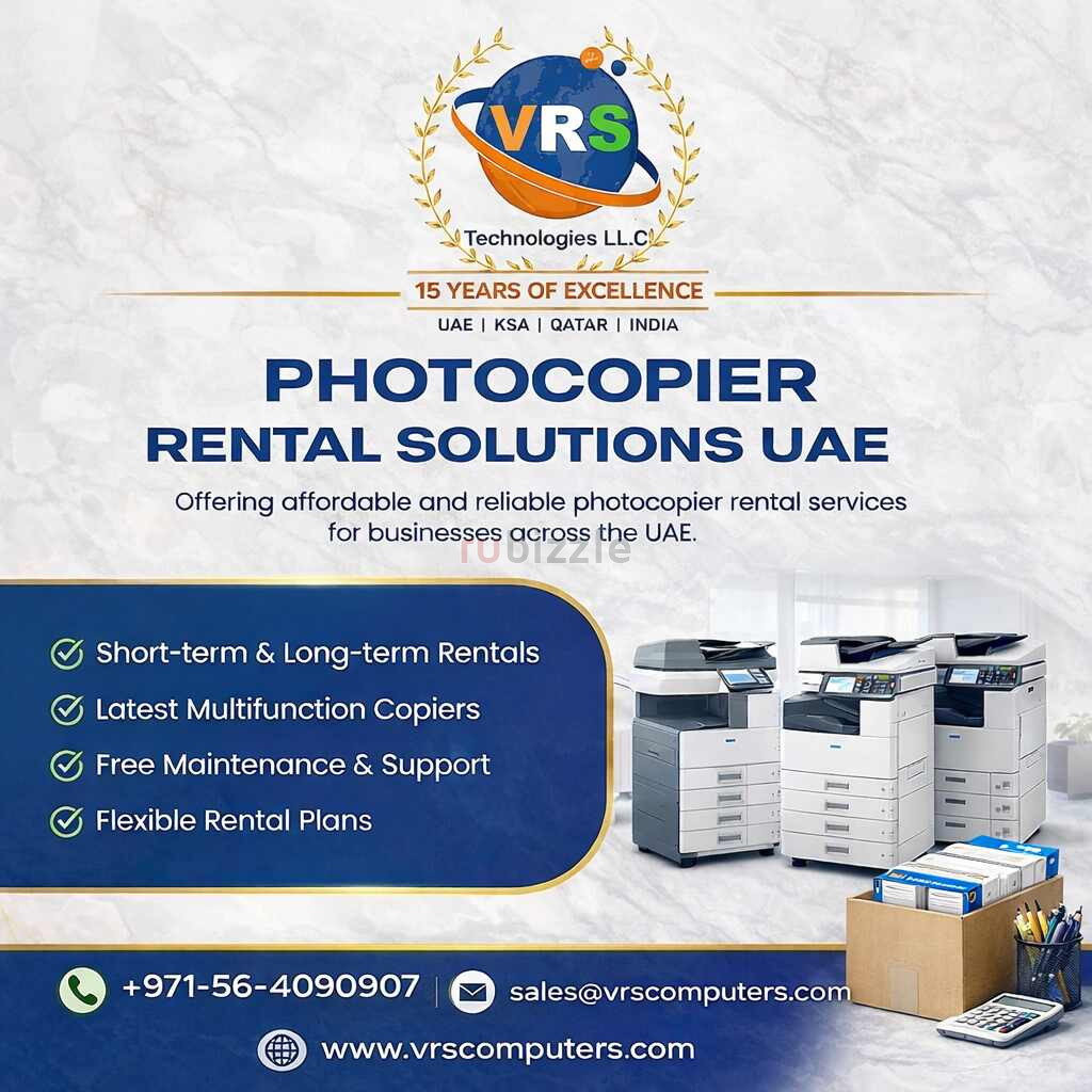 Save on Printing: Premium Photocopier Rentals in UAE