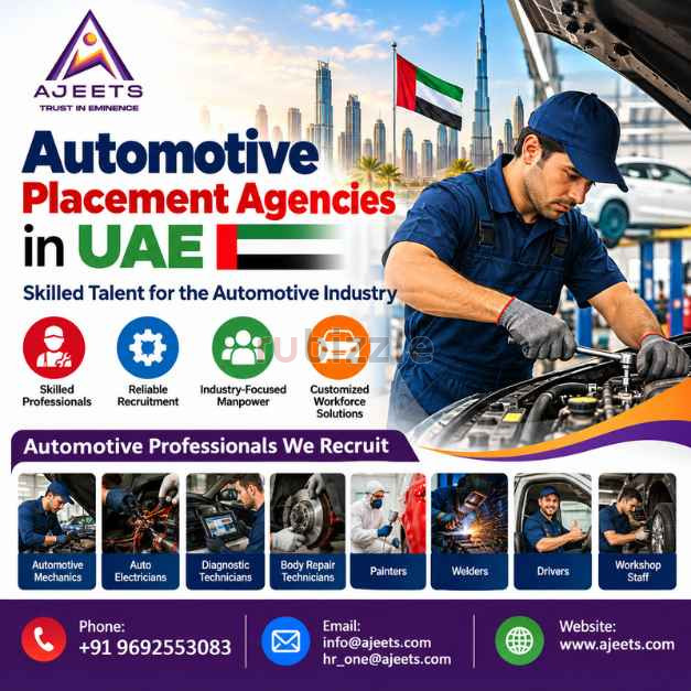 Automotive Placement Agencies in UAE – Skilled Talent for the Automoti