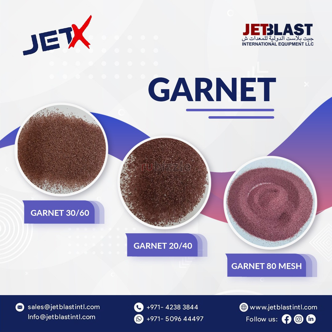 Best Garnet Suppliers in Dubai – JetBlast Delivers Quality