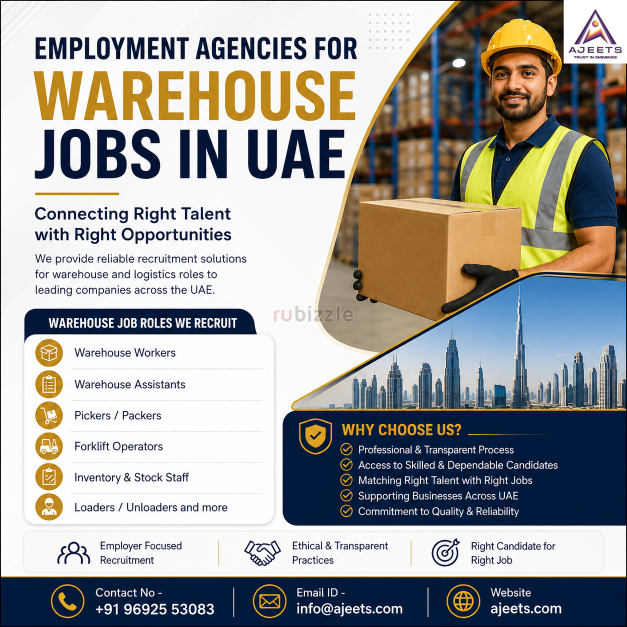 Employment Agencies for Warehouse Jobs in UAE