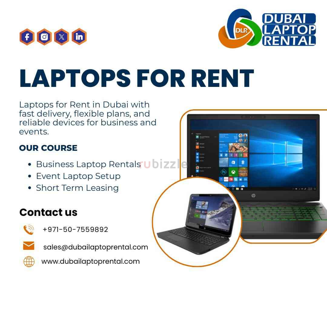 Why Choose Laptops for Rent in Dubai UAE?