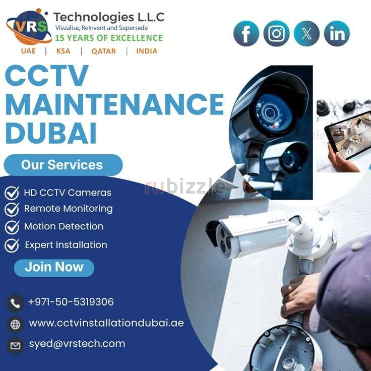 Who Provides Preventive CCTV Maintenance Dubai Services?