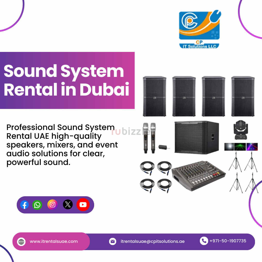 Quick Tips for Renting Sound Systems in Dubai